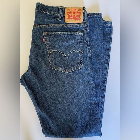 EUC. Men’s Levi Strauss & Co. Dark Denim Jeans. - Picture 1 of 4